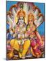 Picture of Hindu Gods Visnu and Lakshmi, India, Asia-Godong-Mounted Photographic Print