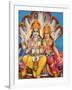 Picture of Hindu Gods Visnu and Lakshmi, India, Asia-Godong-Framed Photographic Print