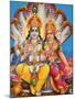 Picture of Hindu Gods Visnu and Lakshmi, India, Asia-Godong-Mounted Photographic Print