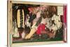 Picture of Japanese History - Dancing for the Sun Goddess-Yoshitoshi Tsukioka-Stretched Canvas