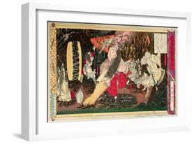 Picture of Japanese History - Dancing for the Sun Goddess-Yoshitoshi Tsukioka-Framed Giclee Print