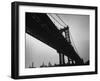 Picture of Manhattan Bridge Taken from Almost Directly Underneath-Lisa Larsen-Framed Photographic Print