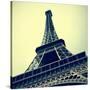 Picture Of The Eiffel Tower In Paris, France, With A Retro Effect-nito-Stretched Canvas