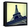 Picture Of The Eiffel Tower In Paris, France, With A Retro Effect-nito-Framed Stretched Canvas