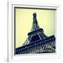 Picture Of The Eiffel Tower In Paris, France, With A Retro Effect-nito-Framed Art Print