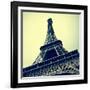 Picture Of The Eiffel Tower In Paris, France, With A Retro Effect-nito-Framed Art Print