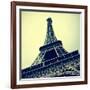 Picture Of The Eiffel Tower In Paris, France, With A Retro Effect-nito-Framed Art Print