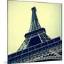 Picture Of The Eiffel Tower In Paris, France, With A Retro Effect-nito-Mounted Art Print