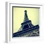 Picture Of The Eiffel Tower In Paris, France, With A Retro Effect-nito-Framed Art Print