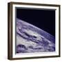 Picture of the Eye of a Hurricane Taken from the Apollo 7 Space Ship While Flying over Cuba-null-Framed Photographic Print