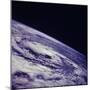 Picture of the Eye of a Hurricane Taken from the Apollo 7 Space Ship While Flying over Cuba-null-Mounted Photographic Print