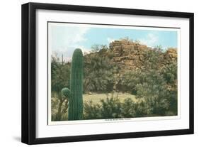 Picture Rocks Near Tucson-null-Framed Art Print