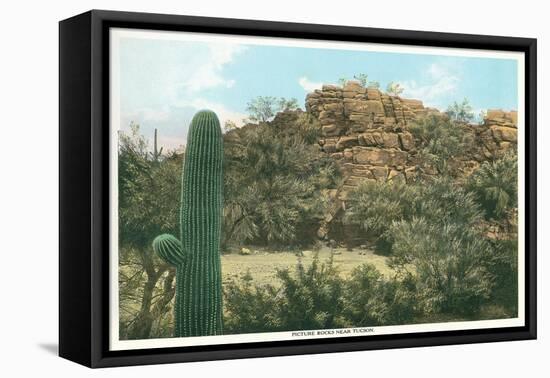 Picture Rocks Near Tucson-null-Framed Stretched Canvas