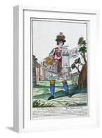 Picture Seller, circa 1735-Martin Engelbrecht-Framed Giclee Print