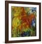 Picture with Bulls-Franz Marc-Framed Giclee Print