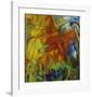 Picture with Bulls-Franz Marc-Framed Giclee Print