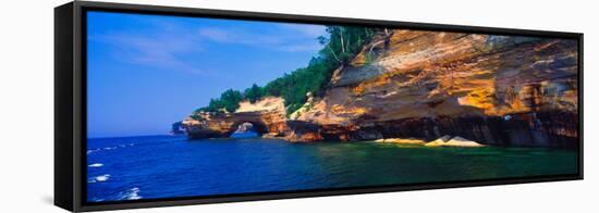 Pictured Rocks National Lakeshore, Lake Superior, Michigan, USA-null-Framed Stretched Canvas