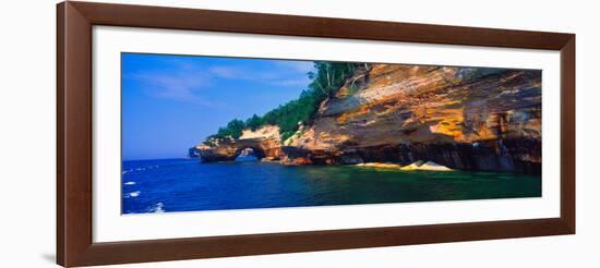 Pictured Rocks National Lakeshore, Lake Superior, Michigan, USA-null-Framed Photographic Print