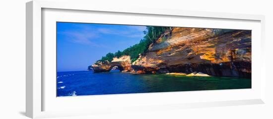 Pictured Rocks National Lakeshore, Lake Superior, Michigan, USA-null-Framed Photographic Print