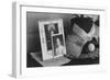 Pictures and Mementoes on Phonograph Top: Yonemitsu Home-Ansel Adams-Framed Art Print