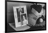 Pictures and Mementoes on Phonograph Top: Yonemitsu Home-Ansel Adams-Framed Art Print