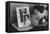 Pictures and Mementoes on Phonograph Top: Yonemitsu Home-Ansel Adams-Framed Stretched Canvas