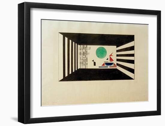 Pictures at an Exhibition Picture II Gnomus, 1930-Wassily Kandinsky-Framed Giclee Print