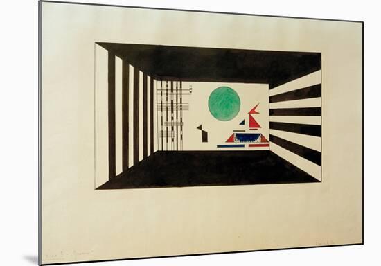 Pictures at an Exhibition Picture II Gnomus, 1930-Wassily Kandinsky-Mounted Giclee Print