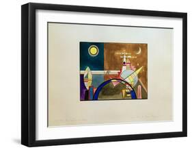 Pictures at an Exhibition Picture XVI, 1930-Wassily Kandinsky-Framed Giclee Print