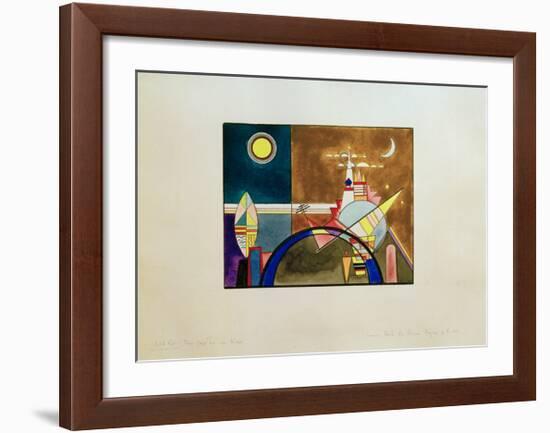 Pictures at an Exhibition Picture XVI, 1930-Wassily Kandinsky-Framed Giclee Print