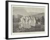 Pictures at the Paris Salon, Jeunes Filles Se Rendant a La Procession-Jules Breton-Framed Giclee Print