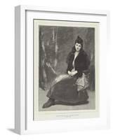 Pictures at the Paris Salon, Portrait De Ma Fille-Charles Emile Auguste Carolus-Duran-Framed Giclee Print