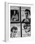 Pictures of Four Different Magazines Talking About the Life of Actor James Dean-null-Framed Photographic Print