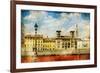 Pictures of Italy - Florence - Artistic Retro Style-Maugli-l-Framed Art Print