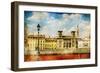 Pictures of Italy - Florence - Artistic Retro Style-Maugli-l-Framed Art Print