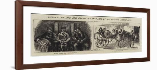 Pictures of Life and Character in Paris by an English Artist, VII-null-Framed Giclee Print