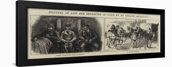 Pictures of Life and Character in Paris by an English Artist, VII-null-Framed Giclee Print