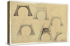 Pictures of the Decorative Arch of the Eiffel Tower-Alexandre-Gustave Eiffel-Stretched Canvas