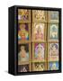 Pictures of Various Hindu Gods for Sale in Little India, Singapore, South East Asia-Amanda Hall-Framed Stretched Canvas