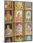 Pictures of Various Hindu Gods for Sale in Little India, Singapore, South East Asia-Amanda Hall-Mounted Photographic Print