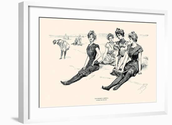 Picturesque America-Charles Dana Gibson-Framed Art Print