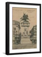 Picturesque Auvergne - Statue of Vercingetorix by Bartholdi in Clermont-Ferrand. Postcard Sent in…-French Photographer-Framed Giclee Print