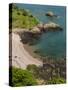 Picturesque bay on the east coast of Jersey-enricocacciafotografie-Stretched Canvas