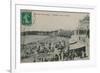 Picturesque Biarritz - Biarritz, Queen of Beaches. Postcard Sent in 1913-French Photographer-Framed Giclee Print