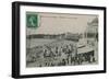 Picturesque Biarritz - Biarritz, Queen of Beaches. Postcard Sent in 1913-French Photographer-Framed Giclee Print