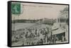 Picturesque Biarritz - Biarritz, Queen of Beaches. Postcard Sent in 1913-French Photographer-Framed Stretched Canvas
