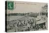 Picturesque Biarritz - Biarritz, Queen of Beaches. Postcard Sent in 1913-French Photographer-Stretched Canvas