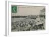 Picturesque Biarritz - Biarritz, Queen of Beaches. Postcard Sent in 1913-French Photographer-Framed Giclee Print