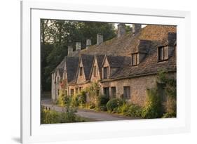 Picturesque Cottages at Arlington Row in the Cotswolds Village of Bibury, Gloucestershire, England-Adam Burton-Framed Photographic Print