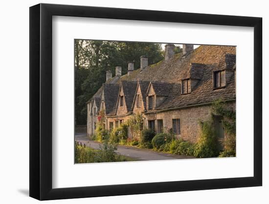 Picturesque Cottages at Arlington Row in the Cotswolds Village of Bibury, Gloucestershire, England-Adam Burton-Framed Photographic Print